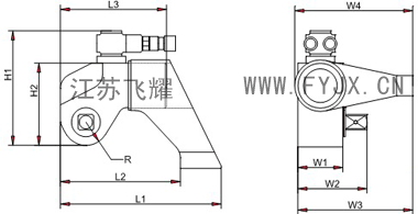 全自動(dòng)液壓扭矩扳手示意圖